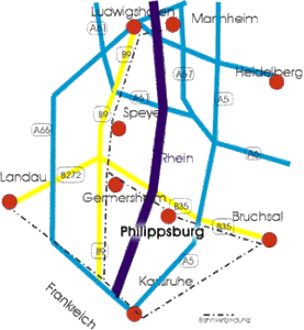 Verkehrsanbindung Philippsburg